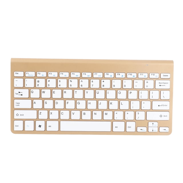 Wireless Keyboard, Coated Keycaps Ergonomic Design, USB Receiver, 2.4G Wireless for Desktop Computers, Mobile Devices, Tablet Computers