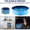 thumbnail image 3 of $$ Piscina plegable portátil para mascotas, piscina para niños de plástico antideslizante, piscina para niños al aire libre para perros, gatos, uso en interiores y exteriores TicfoxMX moderno, 3 of 8