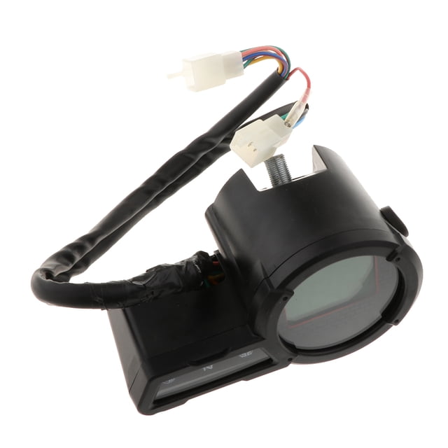 Motocicleta LCD Digital Odómetro Velocímetro Calibre Kph para Tricker Sunnimix Velocímetro de cuentakilómetros para motocicletas