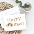 thumbnail image 2 of Chihuahua Dapple #2 Happy Holidays Greeting Cards and Envelopes Pack of 8 7 in x 5 in, 2 of 3