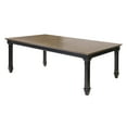 thumbnail image 5 of Traditional Wood Kitchen Extension Dining Table and Six Chairs Black, 5 of 16