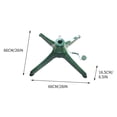 thumbnail image 3 of Feltree Support Automatique pour Arbre de Noël Base Grande Base Rotative Électrique pour Arbre de Noël Support de Pied Rotation Bidirectionnelle Vert, 3 of 5