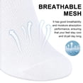 thumbnail image 2 of IKIBVTY Women 10 Pairs No Show Socks, Low Cut Anti-slid Athletic Running Casual Invisible Liner Socks, Solid Black White Gray, 2 of 6
