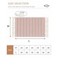 thumbnail image 2 of Red Striped Kitchen Runner Rug 2'x4', Red White Stripes Farmhouse Washable Rug with Tassels, Non Slip Woven Cotton Bathroom Rugs Hallway Carpet for Foyer Bedroom Entry Back Door Decor, 2 of 9
