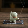 thumbnail image 4 of Incense Holder Multifunctional Adorable Cartoon Shape Ceramic Incense Holder for Home Decoration, 4 of 6