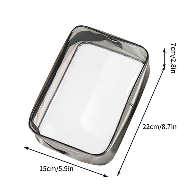 Bolsa de Maquillaje de Viaje Bolsa de Maquillaje Transparente de Pvc, Bolsa Portátil de Cuidado Y Almacenamiento de Viajes, Bolsa de Viaje Multifuncional Bolsa de Almacenamiento de Viajes