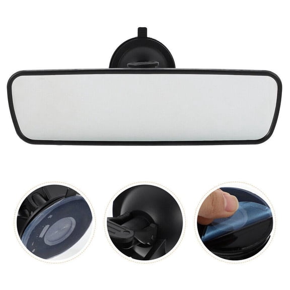 Car Interior Rear Mirror Wide-angle Rearview Mirror Mirror Rotates Adjustable Universal Cup A9d2 360 Rear Car Suction