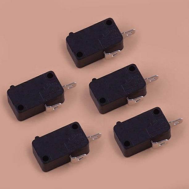 5pcs/Set Micro Switch 2Pins for Air Fryer XL Power XL Vortex KW7-0 16A 125V Kitchen Microwave oven Washing Machine