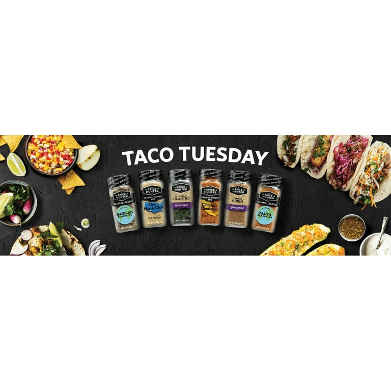 The Spice Hunter Taco Tuesday Seasoning Kit | 6 Spices and Recipe Gift Box