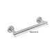thumbnail image 2 of Barra de toalla de acero inoxidable Billuyoard 50cm plata, 2 of 6