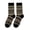 Black, variant on Women's Retro Bohemian Printed Crew Socks Ladies Fall Winter Vintage Soft Stylish Mid-Calf Warm Socks One Size