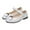 White, variant on 3 Years Girls Dress Shoes Princess Crystal Low Heels Closed Toe Party Wedding Flower Girls Shoes Toddler Little Big Kid White