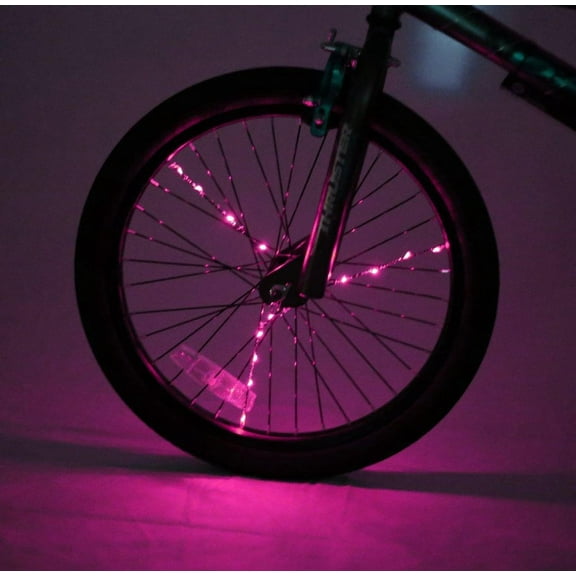 Spoke Brightz LED Bicycle Spoke Accessory, Pink