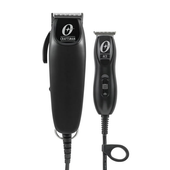 Oster Professional Craftsman Mag Clipper and Ace Mini Trimmer Combo Kit in Black