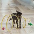 thumbnail image 1 of thinsony Cat Tunnel Collapsible Pet Interactive Toy Small Animals Portable for Kitten, 1 of 9