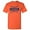 Houston Orange, variant on Los Angeles Baseball Laces - Pitcher, Team Sport Graphic T-Shirt - Small - White