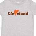 thumbnail image 4 of Inktastic Cleveland Heart Solid Orange Boys or Girls Toddler T-Shirt, 4 of 5