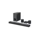 thumbnail image 1 of Barra de sonido LG S80QR de 5.1.3 canales con parlantes traseros de 4 canales, encendido central hacia arriba, Dolby Atmos DTS:X, funciona con Airplay2, Spotify HiFi, Alexa, audio de alta resolución,, 1 of 5