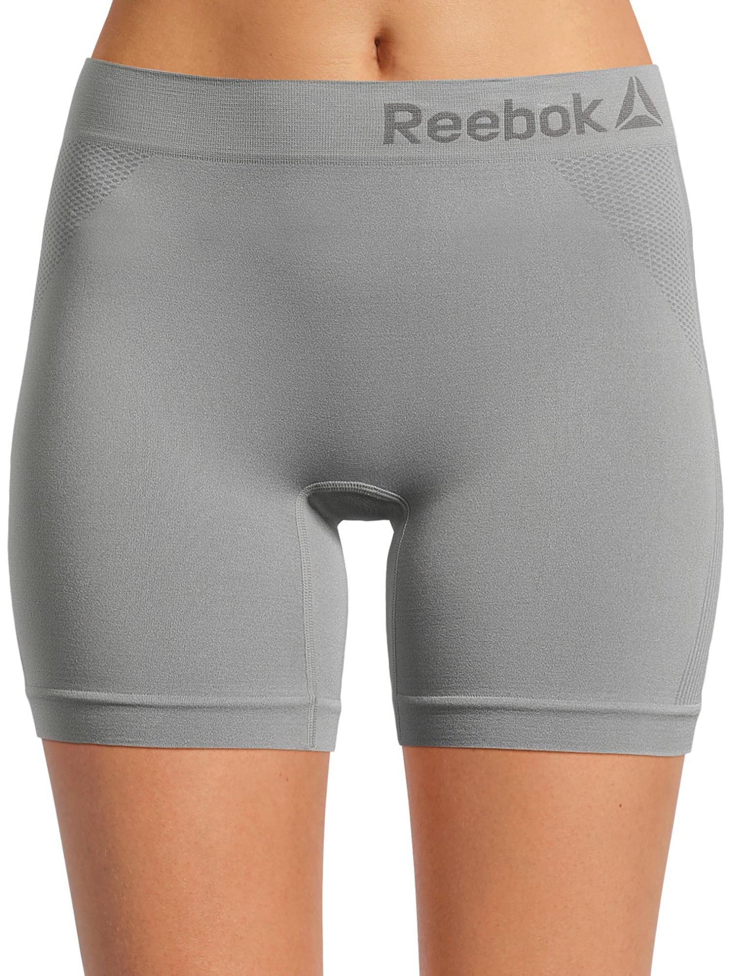 Reebok Women's Seamless Long Leg Boyshort Underwear, 3-Pack, Sizes XS-3XL