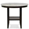 thumbnail image 5 of Pemberly Row Contemporary 5-Piece Wood Round Counter Table Set in Gray, 5 of 10