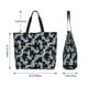 thumbnail image 5 of Easygdp Flower Bolsas Tote para Mujer, Bolsos de Hombro para Viaje, Bolsos de Mano de Gran Capacidad para Compras y Trabajo, 5 of 8