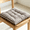 Light Gray, variant on 15.7in x 15.7in Square Gingham Chair Seat Cushion Thick Padded Non Slip Sofa Floor Pad Washable Plaid Comfort Seat Cushion for Dining Chair Bedroom Patio Furniture