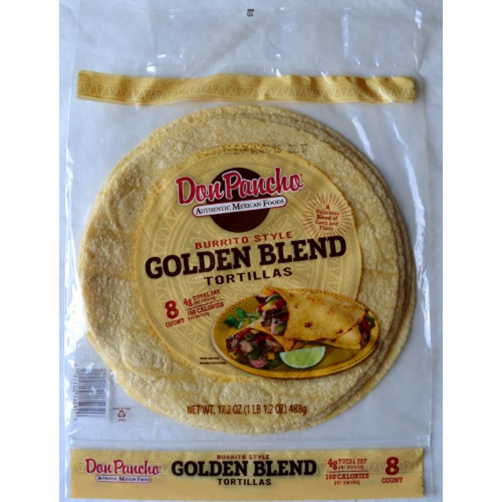 Don Pancho Golden Blend Flour 10"Tortillas, 8 ct
