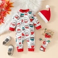 thumbnail image 6 of Baby Boys Girls Jumpsuit Hoodie Romper Baby Long Sleeve Straps with Love Printed Skirt Skirt for Romper Baby Girls Cute Kitty Kids Suspender Skirt Z0G-Red, 12-18 Months, 6 of 6