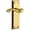 Lifetime Brass, variant on Grandeur 822864 Fifth Avenue Solid Brass Left Handed Non-Turning One-Sided Dummy - Brass