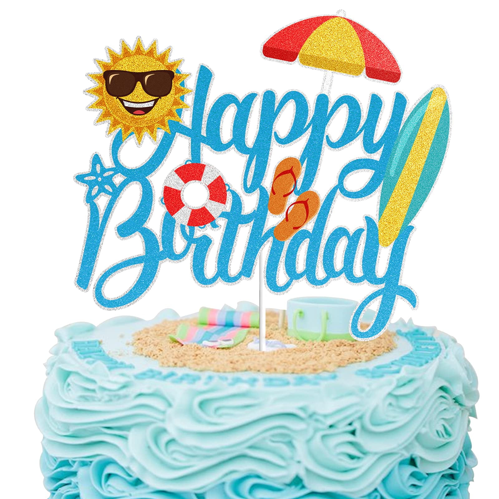 Swimmer Birthday Cake Decoration Swimmer Party Fondant - Etsy