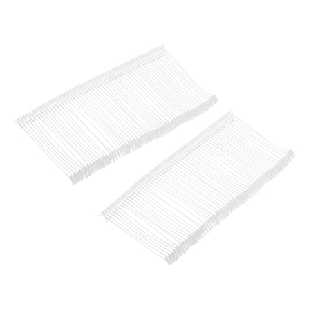 Uxcell 3000Pcs Standard Tag Gun Fasteners 1.8×0.3 Transparent Garment Tag Barbs Attachments