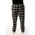 thumbnail image 3 of #followme Men's Flannel Pajamas - Plaid Pajama Pants for Men - Lounge & Sleep PJ Bottoms (Black - Plaid, Large), 3 of 3