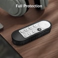 thumbnail image 2 of Fintie Protective Case for Chromecast with Google TV HD 2022 / 4K 2020 Voice Remote, Lightweight Anti-slip Shockproof Silicone Cover for 2020 Chromecast Voice Remote Controller, Black, 2 of 8