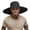 Black, variant on Mens Fishing Bucket Hat Wide Brim UPF 50 Sun Protection Waterproof Hat Outdoor
