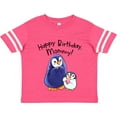 thumbnail image 3 of Inktastic Happy Birthday, Mommy- Cute Penguins Boys or Girls Toddler T-Shirt, 3 of 5