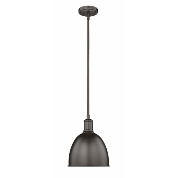 4500P8-BRZ-Z-Lite-Sawyer - 1 Light Pendant In Industrial Style-10 Inches Tall and 8.25 Inches Wide-Bronze Finish