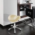 thumbnail image 6 of PetFurnishn Professional Ergonomic Saddle Stool, Cream - Adjustable Hydraulic Seat, Rolling Spa Salon, Massage, and Medical Office Chair with Swivel Wheels, 6 of 7