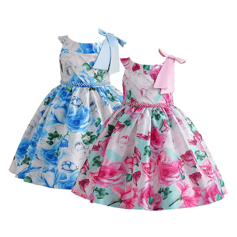 ZHUASHUM Child Girls Pageant Dress Party Fly Sleeve Bowknot Wear Gown Dresses Pink,3-4 Years - Walmart.com ZHUASHUM Child Girls Pageant Dress Party Fly Sleeve Bowknot Wear Gown Dresses Pink,3-4 Years - Walmart.com