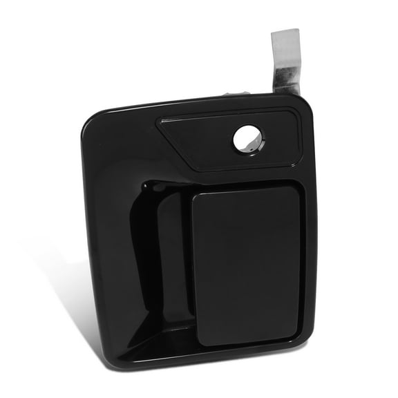 DNA Motoring OEM-DHO-00949 For 1999-2016 Ford F-250-550 Super Duty Front Right Door Pull Handle Black Smooth With Keyhole