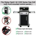 thumbnail image 5 of Spirit E210 Grill Replacement Parts, 7635 Flavorizer Bars and 69785 Grill Burner Tubes for Weber Spirit I & II 200 with Front Control, Spirit S210 E/S 220, 15.3 Inch Flavor Bars and 69785 Burner Pipe, 5 of 9