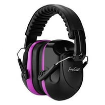 ProCase Noise Reduction Ear Muffs, NRR 28dB Shooters Hearing Protection Headphones Headset, Professional Noise Cancelling Ear Defenders for Construction Work Shooting Range Hunting -Purple