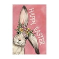 thumbnail image 2 of Happy Easter Rabbit Garden Flag 12x18 Inch Double Sided for Outside Small Burlap Rabbit Ear Holiday Yard Decoration,1Pcs, 2 of 6