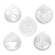 thumbnail image 1 of Plantillas leche de material acero inoxidable, 5 uds., plantillas de Barista antioxidantes para cocina , hornear, cupcakes, pasteles, Gloria Plantillas de café con leche, 1 of 9