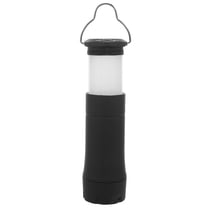 LOLIPPYY Portable Folding Black Camping Lantern with Rechargeable Battery Multifunctional Hook for Tent and Outdoor Use
