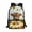 Highland Cow Sunflower Print, variant on HUIACONG Flaming Baseball Print School Backpack for Ages 6-18 Large Capacity Breathable Padded Ergonomic Straps for Boys Girls Elementary Middle High School Students Daily School Use