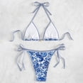 thumbnail image 5 of CONZONE Womens Bikini Sets 2 Peice Swimsuits for Women High Waisted Floral Graphic Lightweight Summer Beach Bathing Suits, 5 of 6