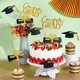 thumbnail image 2 of 12 piezas de decoraciones para fiesta de graduación: palitos decorativos de doble cara para centros de mesa, adornos para mesas, recortes brillantes para fiestas de graduación., 2 of 9