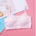 thumbnail image 2 of AINIYS Secure Fit Bra for Girls Wireless Cotton Soft Cup Bra Lightly Padded Training Bra for Teen Bralette Breathable Student Everyday Bras Thin Style Modal Growth Bra Pink XXL, 2 of 3