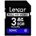 thumbnail image 3 of Lexar Vidéo Full HD Carte Mémoire - Carte Mémoire Flash - 8 Go - SDHC, 3 of 4