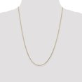 thumbnail image 2 of 14k Yellow Gold 24 Inch 1.4mm Round Link Cable Chain Necklace Pendant Charm, 2 of 9